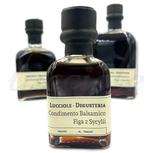 Ocet Balsamiczny `Condimento Balsamico Figowe z Sycylii`
